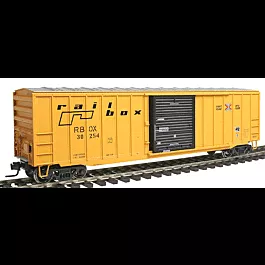 0 Trainman(R) ACF 50'6" Boxcar, 2-Rail -- Railbox #30254