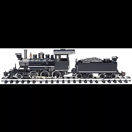 1:20.3 Steam Baldwin 2-6-0 Mogul w/Sound, Smoke & Headlight -- Painted, Unlettered (black)