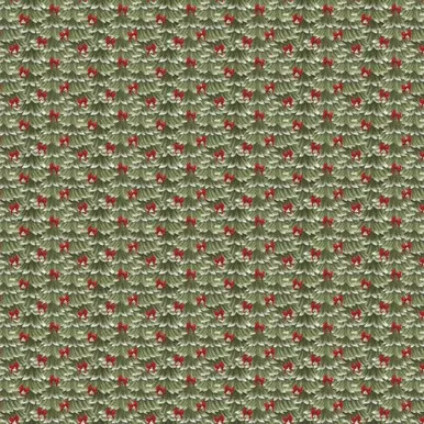 3 Wishes - Very Merry Gingerbread - Sweet Pine & Bows, Green