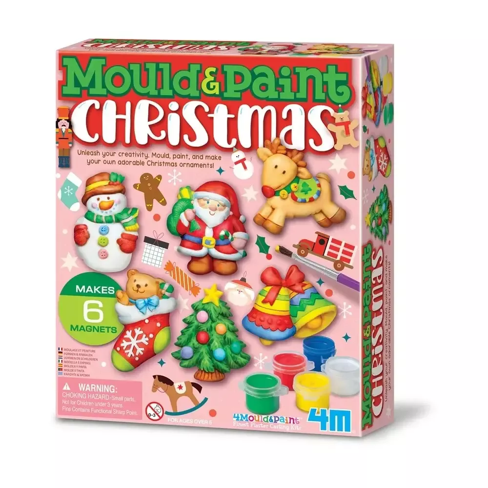3D Mould & Paint Cmas Magnets