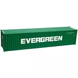 40' Standard-Height Container 3-Pack - Assembled -- Evergreen EISU Set #2 (green, white)