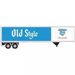 45' Pines Trailer - Assembled -- Old Style (blue, white, red)