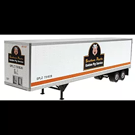 45' Pines Trailer -- Southern Pacific (black, white & orange)