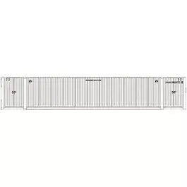 53' Corrugated Container 3-Pack - Assembled - Master(R) -- American Highway 9680100, 9680630, 9680564 (white, red)