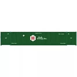 53' Corrugated Container 3-Pack - Assembled - Master(R) -- Hub Group NS Set 2 (green, white, red)