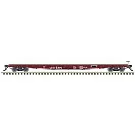 60' Flatcar - Ready to Run -- Conrail #716393 (Boxcar Red)