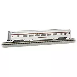 85' Fluted-Side Coach with Interior Lighting - Ready to Run -- Pennsylvania Railroad #1572