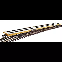 89' 4" Intermodal Flatcar 2-Rail -- Western Pacific (yellow, black & white)