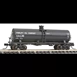 ACF 11,000-Gallon Tank Car No Dome Platform - Ready to Run -- Fidelity Oil Company #986 (black)