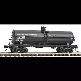 ACF 11,000-Gallon Tank Car No Dome Platform - Ready to Run -- Fidelity Oil Company #991 (black)