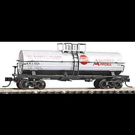 ACF 11,000-Gallon Tank Car w/Dome Platform - Ready to Run -- Barrett Division #10120 (silver, red)