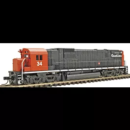 Alco C630 - Standard DC - Master(R) -- Quebec Cartier Mining #34 (red, black)