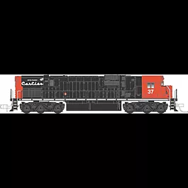 Alco C630 - Standard DC - Master(R) -- Quebec Cartier Mining #37 (red, black)