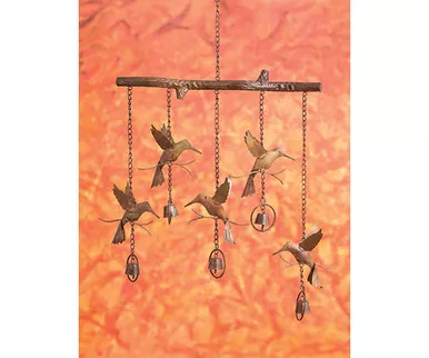 ANCIENT GRAFFITI - Hummingbird Flamed Windchime ANCIENTAG1431