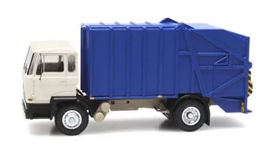 Artitec 487.051.03 - White/Blue Garbage Truck - HO Scale