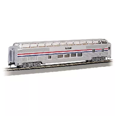 BACHMANN - HO Scale 85' Budd Full Dome/Lighted Train Car Amtrak/Phase II (13032)
