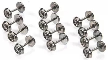 BACHMANN - HO Wheel Set 33/Flat Back (12) - Train Parts (HO Scale) (42904)