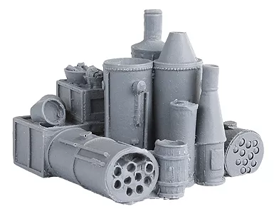 Bar Mills 02010 - Boiler Heaven Cluster- HO Scale