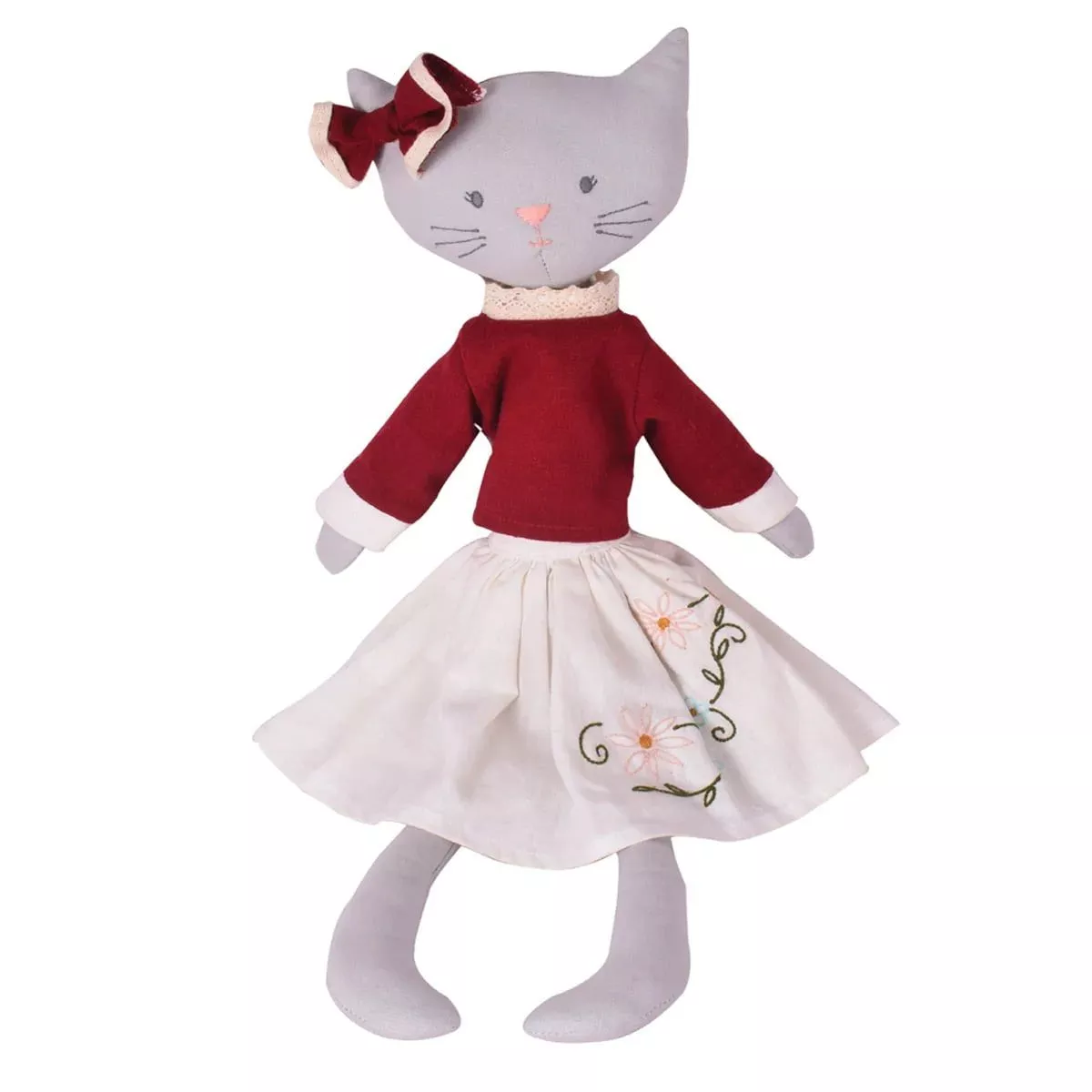 Bellamy the Cat Maroon Outfit