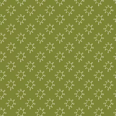 Benartex Artistry - Wishflower - Dandy Dark, Lime