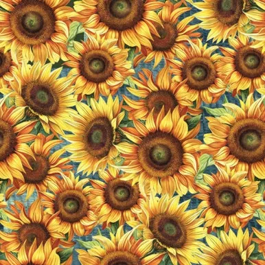 Blank Quilting - Florinda - Sunflowers, Yellow