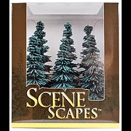 Blue Spruce Trees - SceneScapes(TM) -- 5 - 6"12.7 - 15.2cm pkg(6)