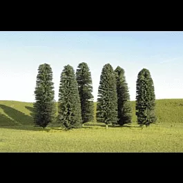 Cedar Trees - SceneScapes(TM) -- 5 - 6"12.7 - 15.2cm Tall pkg(24)