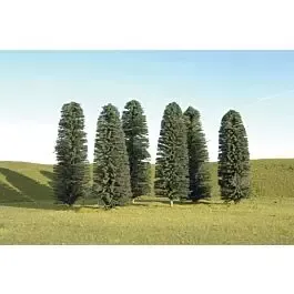 Cedar Trees - SceneScapes(TM) -- 5 to 6"12.7 to 15.2cm pkg(6)