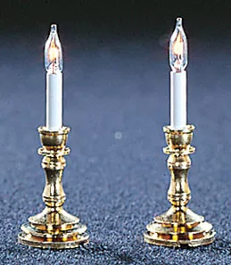 CIR-KIT - 1 Inch Scale Dollhouse Miniature Lighting - Candlesticks (CK4941)