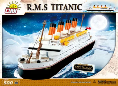 COBI Action Town RMS Titanic 500 Pcs Plastic Building Brick Set (1914)