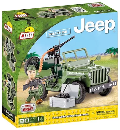 COBI Jeep Willys MB 90 Pcs Plastic Building Brick Set (24092)