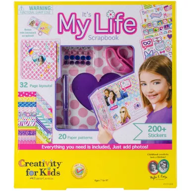CREATIVITY FOR KIDS - It's My Life Scrapbook Kit- (1011000)