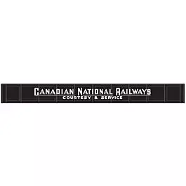 Decorated Plate Girder Bridge w/Code 100 Track -- Kit - Canadian National (black, white)