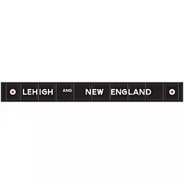 Decorated Plate Girder Bridge w/Code 100 Track -- Kit - Lehigh & New England (black)