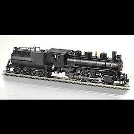 E-Z Command Starter System w/Decoder-Equipped 0-6-0 w/Tender -- Unlettered