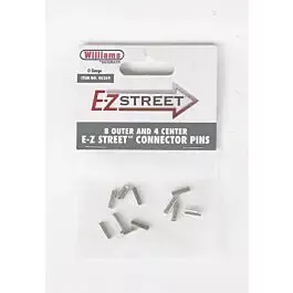 E-Z Street Track for Operating Vehicles & Trolleys -- Replacement Pins pkg(8 Outer & 4 Inner)