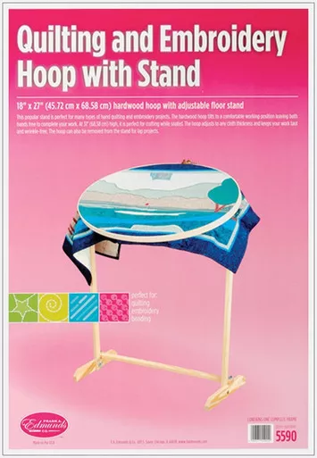EDMUNDS - Wood Hoop & Floor Stand - (5590)