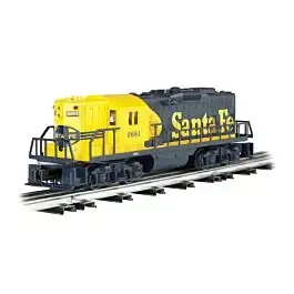 EMD GP9 - Conventional 3-Rail w/Horn & Bell - Williams(TM) -- Santa Fe #2681 (Warbonnet, blue, yellow)