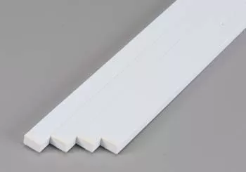 EVERGREEN - 401 Plastic Styrene Strip Stock .188x.375 (4)