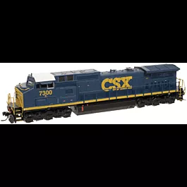 GE Dash 8-40CW - Standard DC - Master(R) -- CSX Transportation #7300 (YN3; blue, yellow)