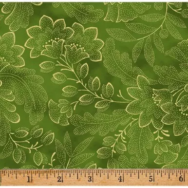 Hoffman California - Crown & Vine - LES Fleurs, Olive/Gold