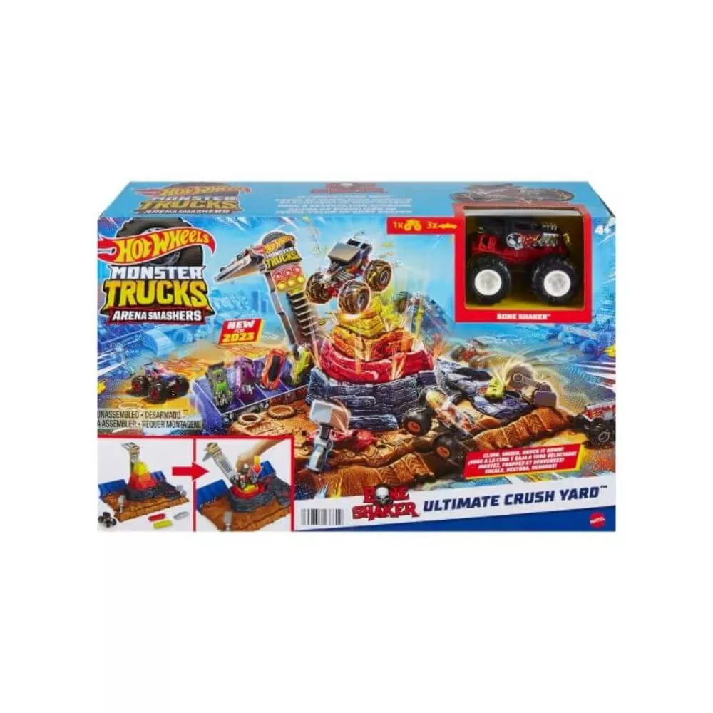 Hot Wheels Monster Truck Crush Yard