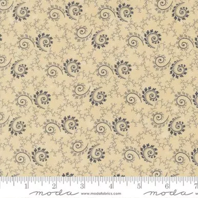 Moda - Bluebirds Nest - Swirls, Tan