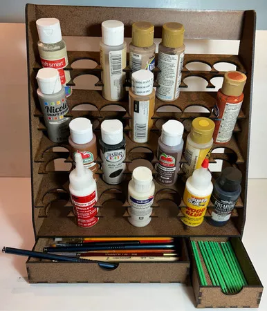 Motrak Models 52020 - Desktop Craft Paint Rack- Kit