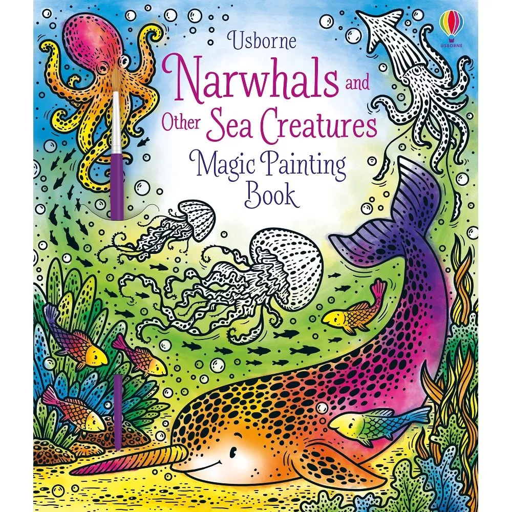 Narwhals Magic Painting Book