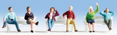Noch 36540 - Sitting People - N Scale