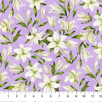 Northcott - Spring Awakening - Lilies, Lilac