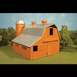 Plasticville Built-Up Building -- Dairy Barn