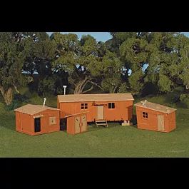 Plasticville U.S.A.(R) Built-Up Buildings -- Hobo Jungle