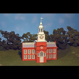 Plasticville U.S.A.(R) Built-Up Buildings -- Town Hall